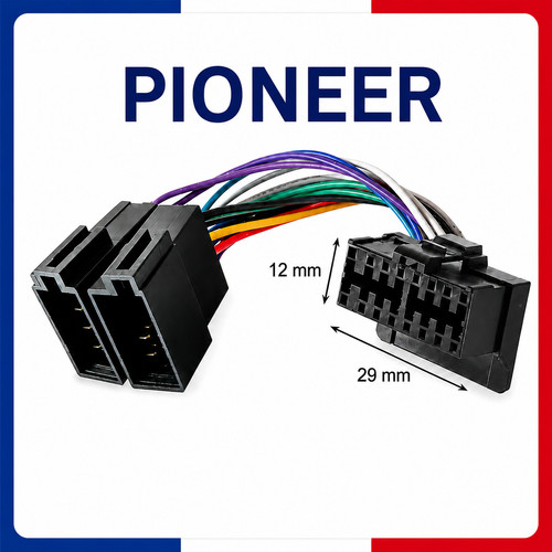 Cable iso autoradio - iso, pioneer