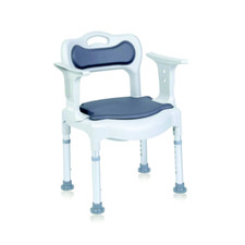 Mopedia Chaise percée pour toilettes et douche en ABS Onda Blanc