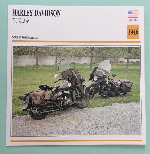 Harley davidson 750 wla - harley,