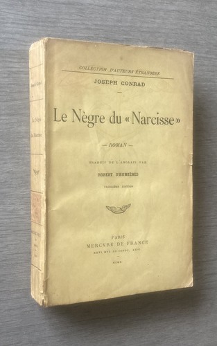 Joseph conrad nègre - nègre, du