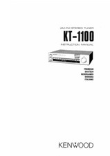 Kenwood KT-1100 Tuner Owners