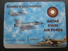AUTOCOLLANT DASSAULT AVIATION ALPHA JET MIRAGE 2000-5 QATAR EMIRI AIR FORCE