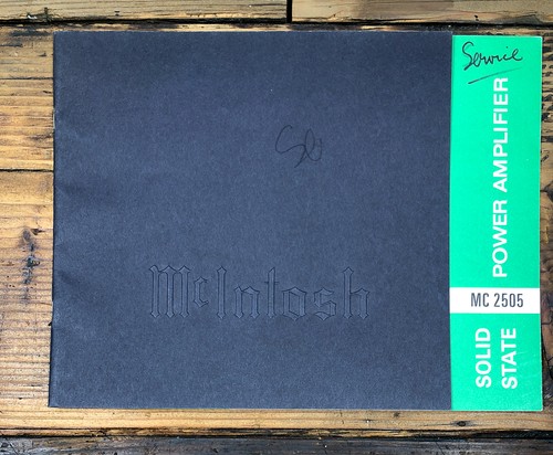 Mcintosh mc2505 2505 - mcintosh, mc-2505