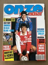 MAGAZINE FOOTBALL ONZE MONDIAL - MANUEL AMOROS Numéro 2 Mars  1989 COLLECTOR