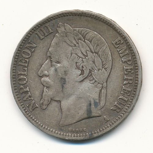 1869 france silver - france, francs