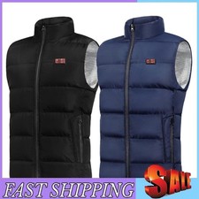 9 Zones de Chauffage USB Gilet Chauffant Rechargeable Chauffant Chauffant Gilet pour Homme Femme