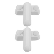  Lot de 2 bloqueurs de châssis de fenêtre : boucle de verrouillage en alliage de