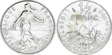 1/2 Franc Semeuse - 1991 BU