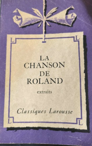 Chanson roland - la,