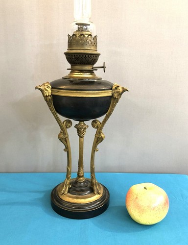 Ancienne lampe pétrole - lampe, à