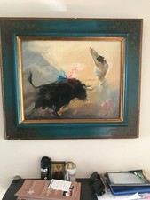 tableau huile signé URIA MONZON