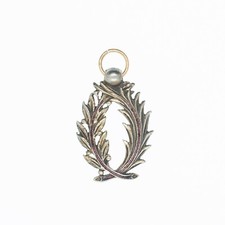 Médaille miniature de l'ordre des palmes académiques. Bon état.