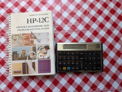 Vintage hewlett packard 12c - hewlett, hp