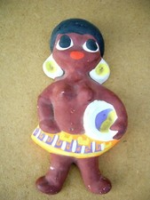 Sculpture Baigneuse Céramique signée J. et  F. LAMY VALLAURIS 1960