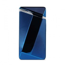 briquet électrique lumina double arc bleu usb