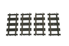4 Lego® train rails 9V chemin de fer voie ferrée 4515 rails droits !! 2ème choix