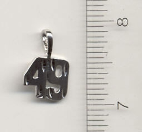14kt blanc numéro - or, "