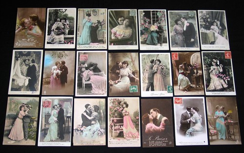 Cpa amour baiser - amour,