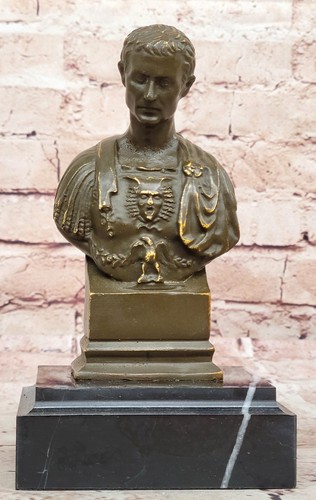 Buste bronze l empereur - bronze, l'empereur