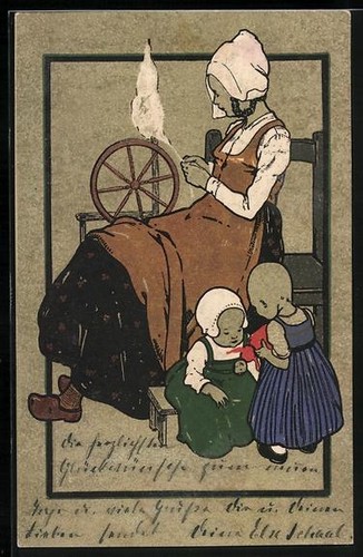 Carte postale néerlandaise - néerlandaise, à