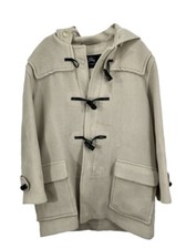 Duffle Coat Blanc Uni 