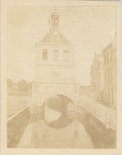 France, Saint-Omer, Ancien Haut Pont  Vintage silver print.  Tirage argentique