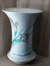 VASE Porcelaine LEONARD PARIS CAPRICE  HUTSCHENREUTHER GERMANY SIGNE 