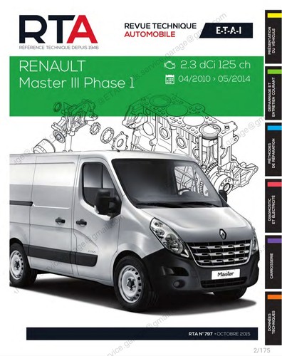 Revue technique automobile - revue, rta