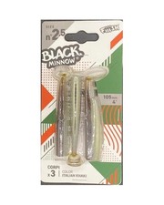 3 Corps Black Minnow 8,5 Cm