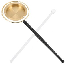  1 Set Bouddhisme Copper Percussion Instrument Buddhist Temple Yin Qing avec