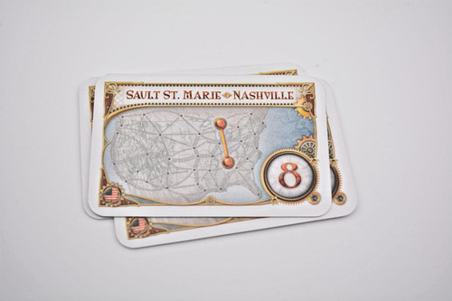 Ticket ride board game - ticket,