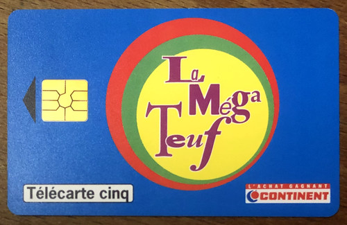Telecarte continent mega - telecarte,