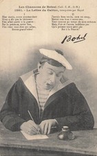 CP CHANSONS BOTREL ILLUSTREES LETTRE DU GABIER - 65293