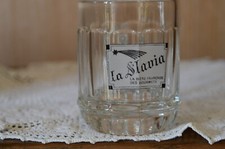 Chope à bière émaillé " LA SLAVIA "