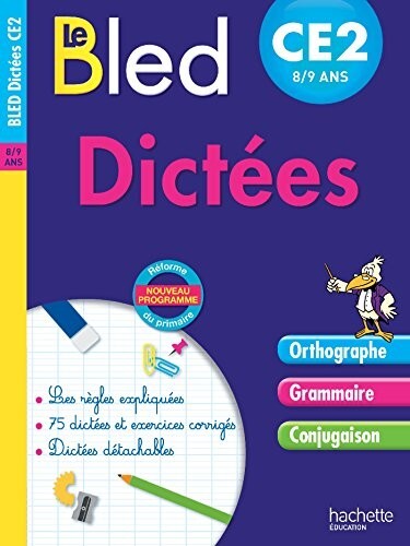 Cahier bled dictées ce2 - -,