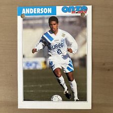 CARD « SONNY » ANDERSON ONZE MONDIAL  1994  OLYMPIQUE MARSEILLE OM ROOKIE