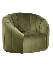 Fauteuil Coquillage en Velours