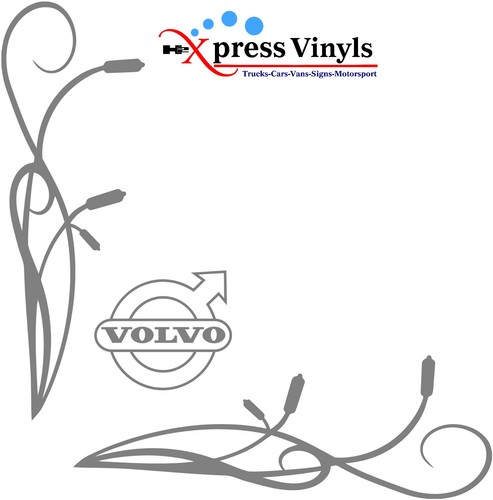 Volvo window decals 5 - 2x,