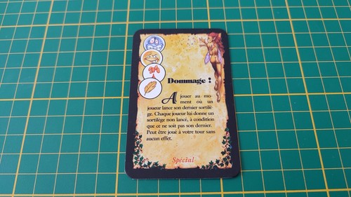 Carte sortilège dommage - carte,
