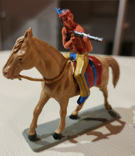 starlux, cavalier indien a la carabine, serie western.tb etat