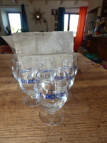 Lot verres ricard - de, ballon