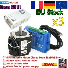 「FR」3x 4Nm NEMA34 4.5N.m