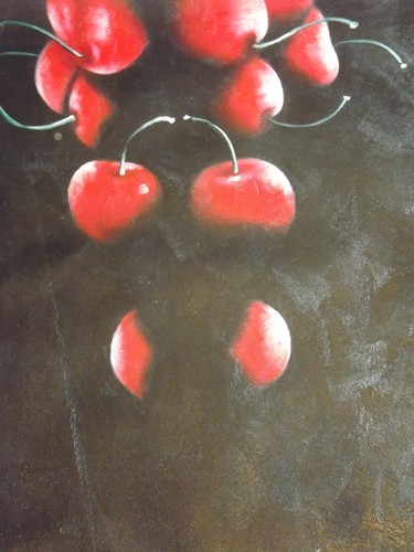 Peinture contemporain rouge - contemporain,