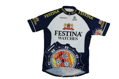 Maillot vélo rétro sibille - maillot,