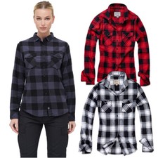 Brandit Amy Flanelle Chemise Filles Décontractée de Bûcheron Classique Femme