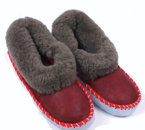 Chaussons 100 laine mouton - chaussons, 100%