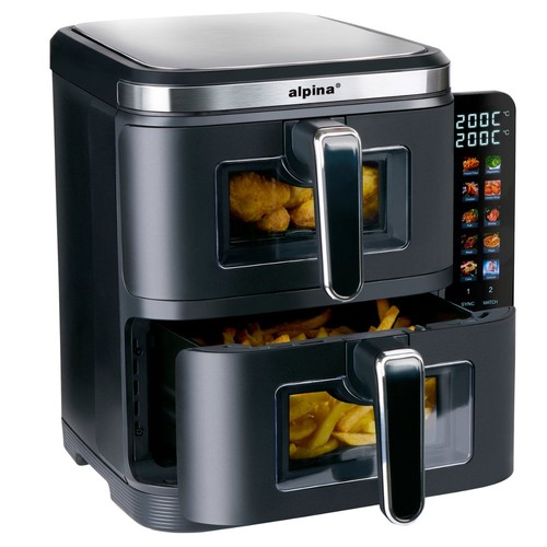 Alpina air fryer double - air, xxl