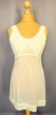Nuisette Combinaison vintage 70'S dentelle Pastel Taille M FR40 US8 UK12 EU38