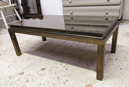 Table basse vintage laiton - basse,
