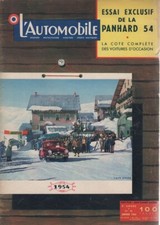 L'AUTOMOBILE 93 1954 MG MAGNETTE ESSAI PANHARD DYNA 54 RENAULT NOVAQUATRE 1938
